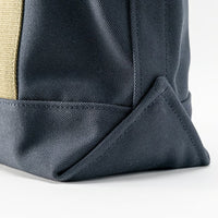 WORKERS  Leather Handle Tote_Navy_Medium/Short Handle