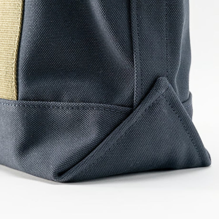 WORKERS  Leather Handle Tote_Navy_Medium/Short Handle