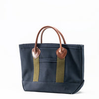 WORKERS  Leather Handle Tote_Navy_Medium/Short Handle