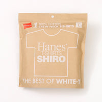 Hanes / T-SHIRTS SHIRO (HM1-X201) クルーネックTシャツ 24SS　XXL