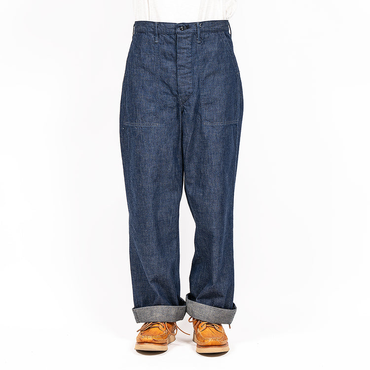 WORKERS  USN Baker Vintage Fit Brown Back Denim