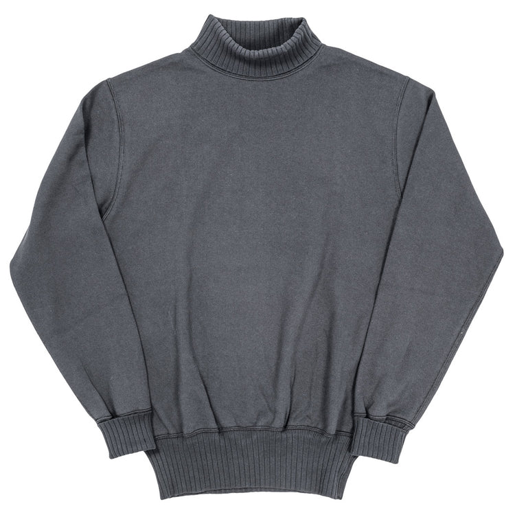 WORKERS  Cotton RAF Sweater, Fade Black