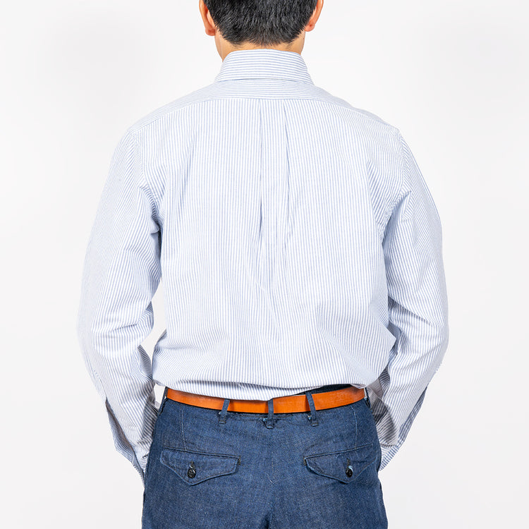 WORKERS  6 Button BD Supima OX Stripe