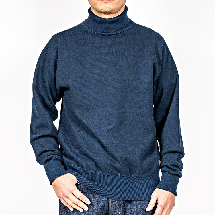 WORKERS  Cotton RAF Sweater, Navy