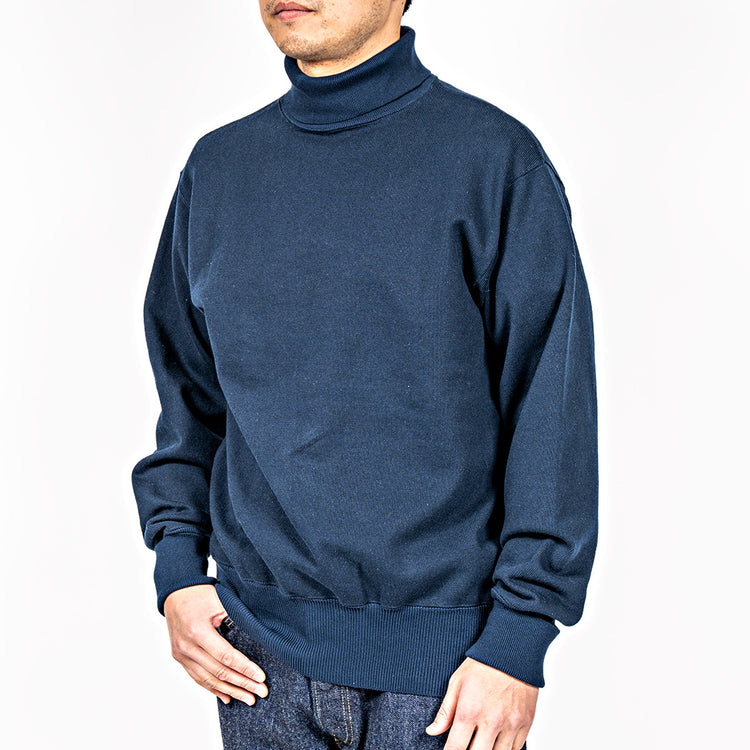 WORKERS  Cotton RAF Sweater, Navy