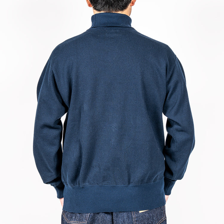 WORKERS  Cotton RAF Sweater, Navy