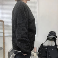 Healthknit  / Sherpa Fleece henry neck