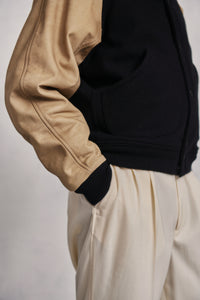 OLD JOE BRAND   BUTTON-FRONT CAMPBELL JACKET ONYX*ONYX