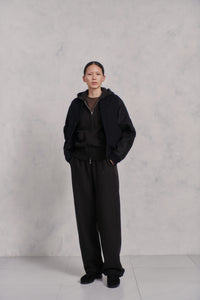 OLD JOE BRAND   BUTTON-FRONT CAMPBELL JACKET ONYX*ONYX