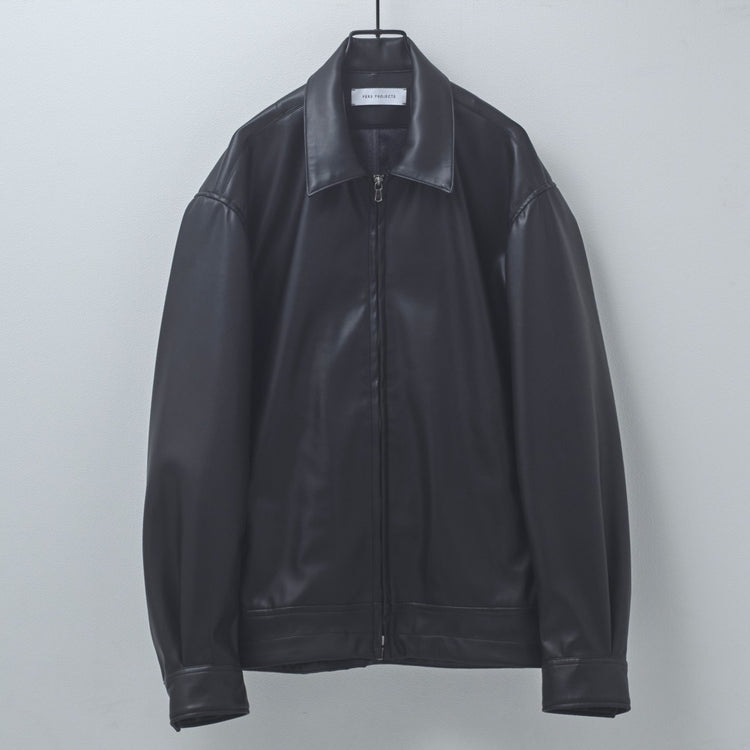 PERS PROJECTS  JENS SHORT BLOUSON vegan leather