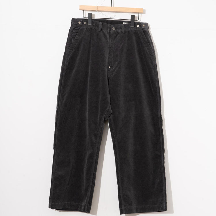 Ordinary fits / CORDUROY BELL PANTS GRAY