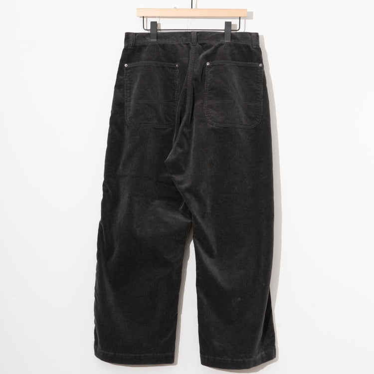 Ordinary fits / CORDUROY BELL PANTS GRAY