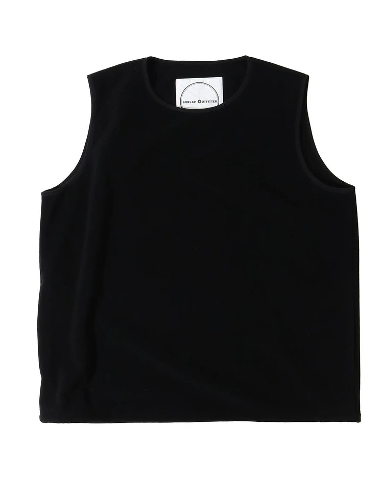 BURLAP OUTFITTER  SLEEVELESS VEST BLACK