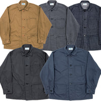 WORKERS / Summer Jacket Charcoarl Linen Cotton