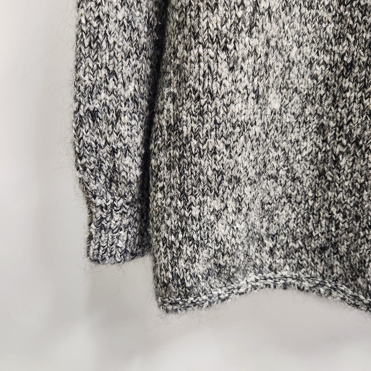 COOHEM / SILK MOHAIR MELANGE KNIT PULLOVER