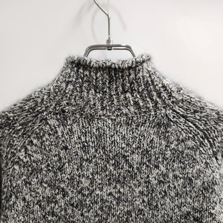 COOHEM  / SILK MOHAIR MELANGE KNIT PULLOVER