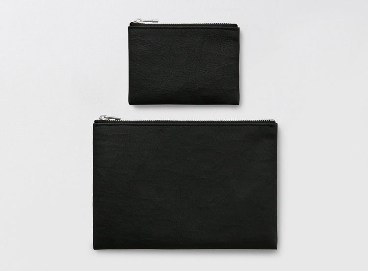 REEL/Flat zip pouch　size:M（フラットジップポーチ）