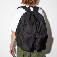 PACKING/ DOUBLE POCKET BACK PACK BLACK PA-029