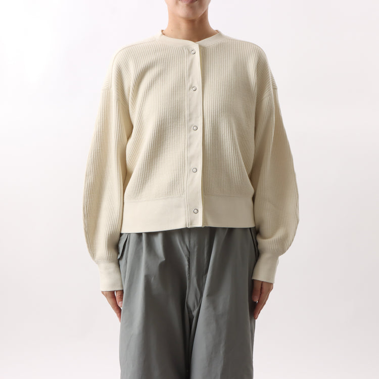 M-SIC/ Raghetto Rib Cut and Sew Cardigan Knit Up 