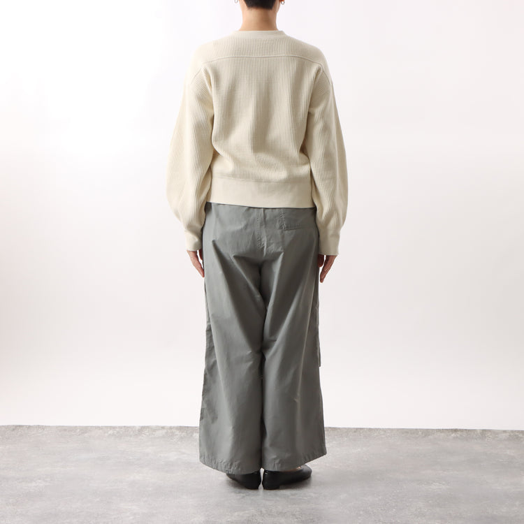 M-SIC/ Raghetto Rib Cut and Sew Cardigan Knit Up 