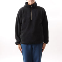 M-SIC/ Oversized Recycled Polyester Eco Fleece Half Zip Pullover Unisex 