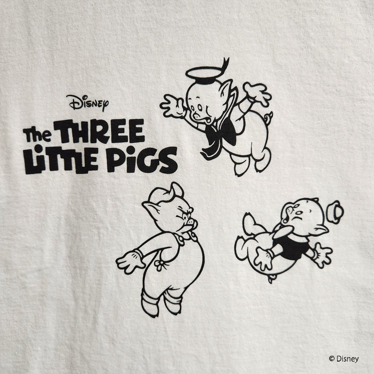 Goodwear/ Disney/Three Little Pigs Tee/三匹の子豚