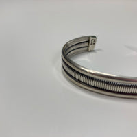 FIRST AMERICAN TRADERS/Sterling Silver Bangle CG