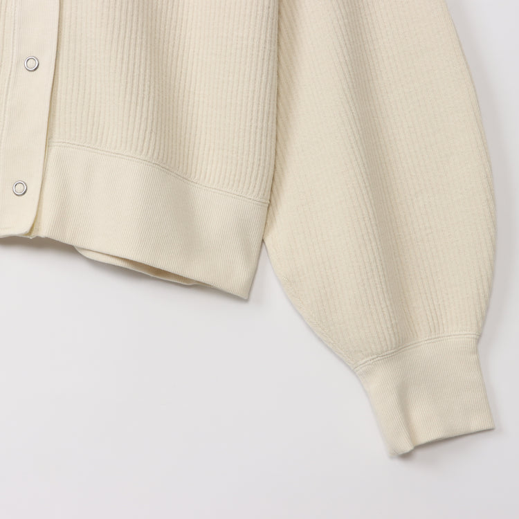 M-SIC/ Raghetto Rib Cut and Sew Cardigan Knit Up 